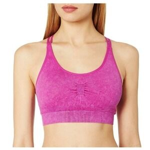 NWT C9 Champion Seamless Strappy Racerback Sports Bra Size Large Magenta Zeal